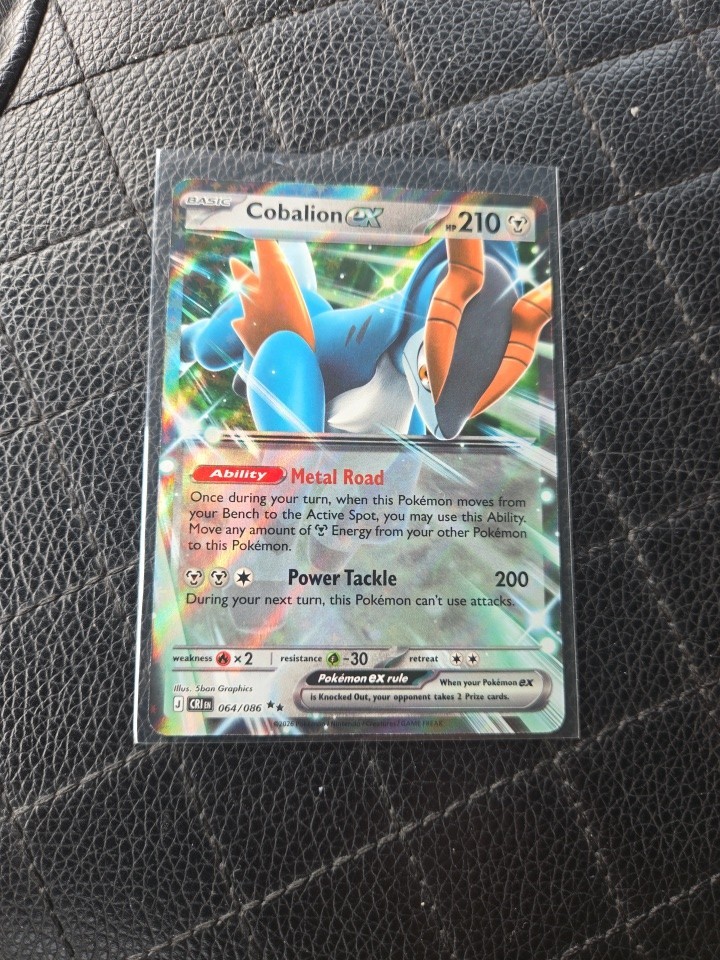 Cobalion ex 064/086 – Double Rare – Pokémon TCG: Chaos Rising – English NM