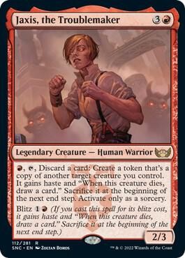 1x Jaxis, the Troublemaker – Streets of New Capenna – NM – MTG
