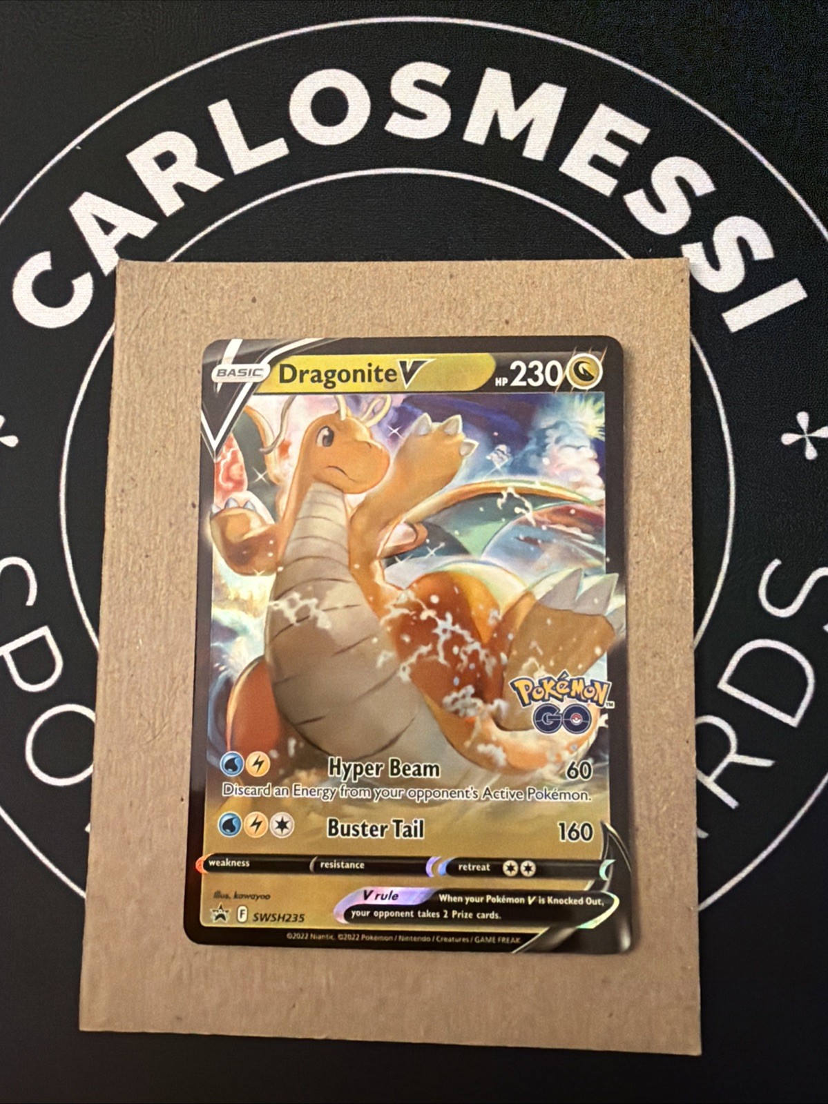 Dragonite V SWSH235 NM Holofoil Promo Rare Pokemon Card