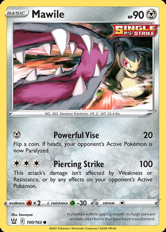 Mawile – 100/163 – Common – Near Mint