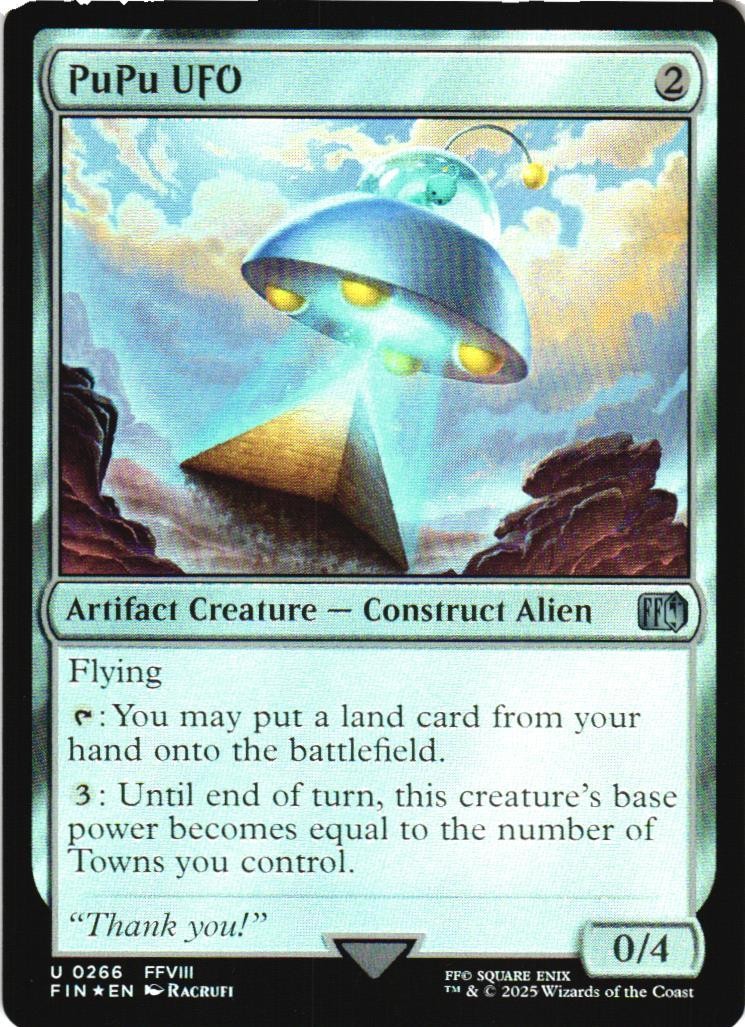PuPu UFO 266 UC FINAL FANTASY Magic: The Gathering Foil NM/M