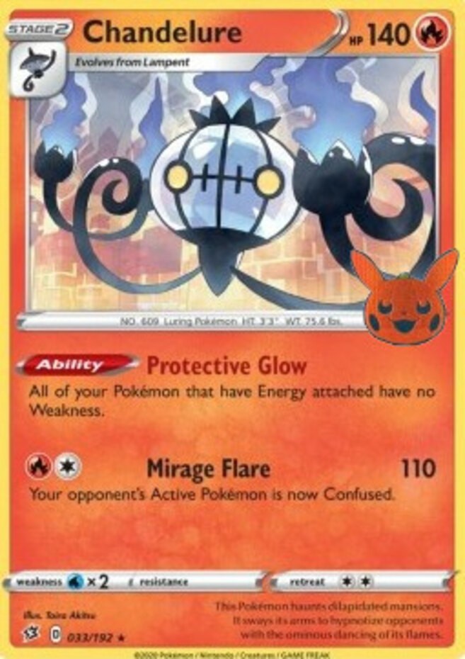 Chandelure – 033/192 – Promo – Near Mint
