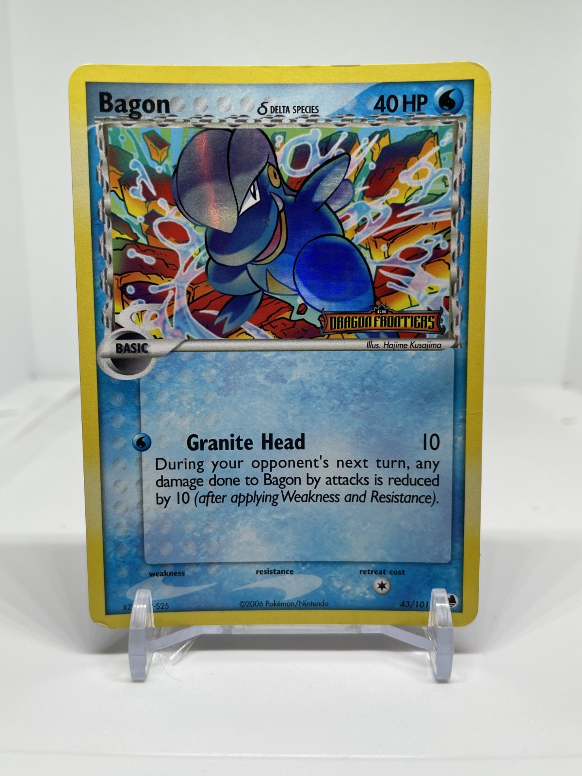 Pokémon TCG Bagon (Delta Species) Dragon 43/101 Reverse Holo Common – HP
