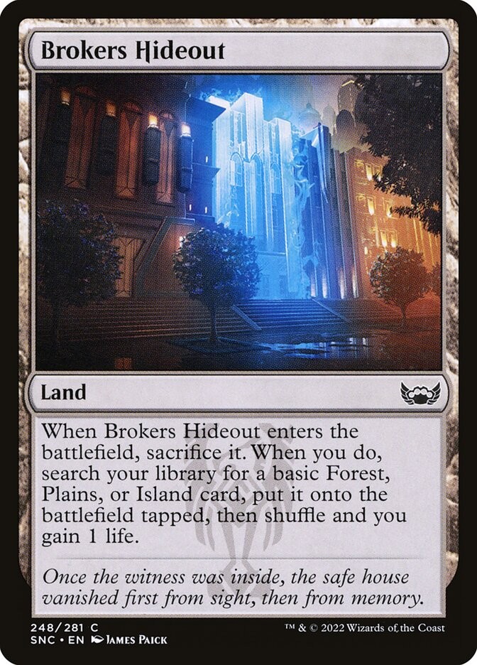 4x Brokers Hideout – NM – Streets of New Capenna – SPARROW MAGIC