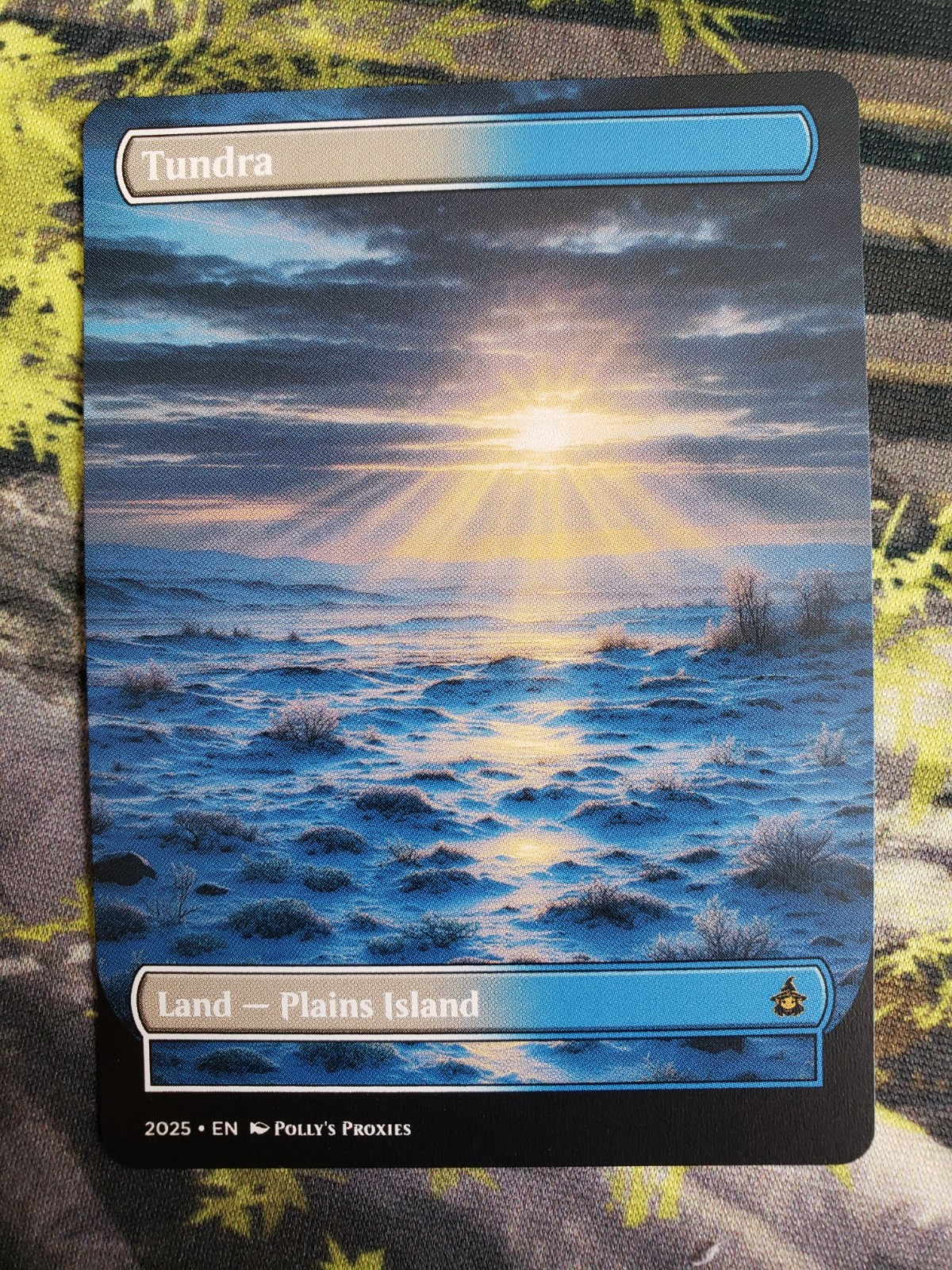 Tundra Dual Land PROXY Card with Custom Fantasy Art Design