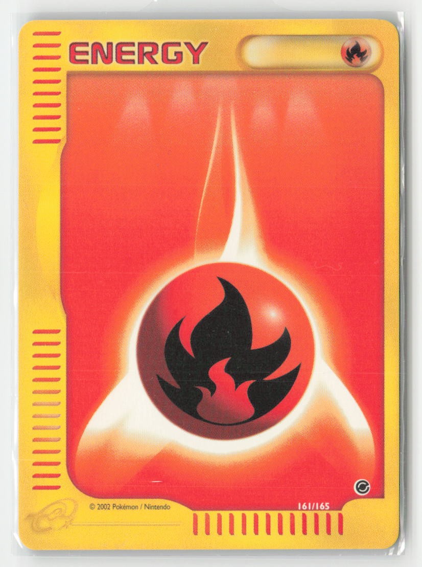 Fire Energy 161/165 Expedition Base Set Pokemon Near Mint