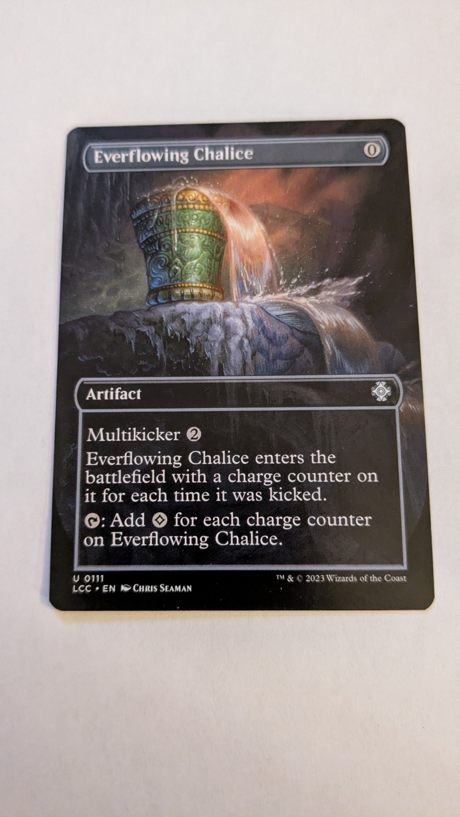 MTG – Everflowing Chalice – Borderless – LCI 0111 – Lost Caverns of Ixalan Magic