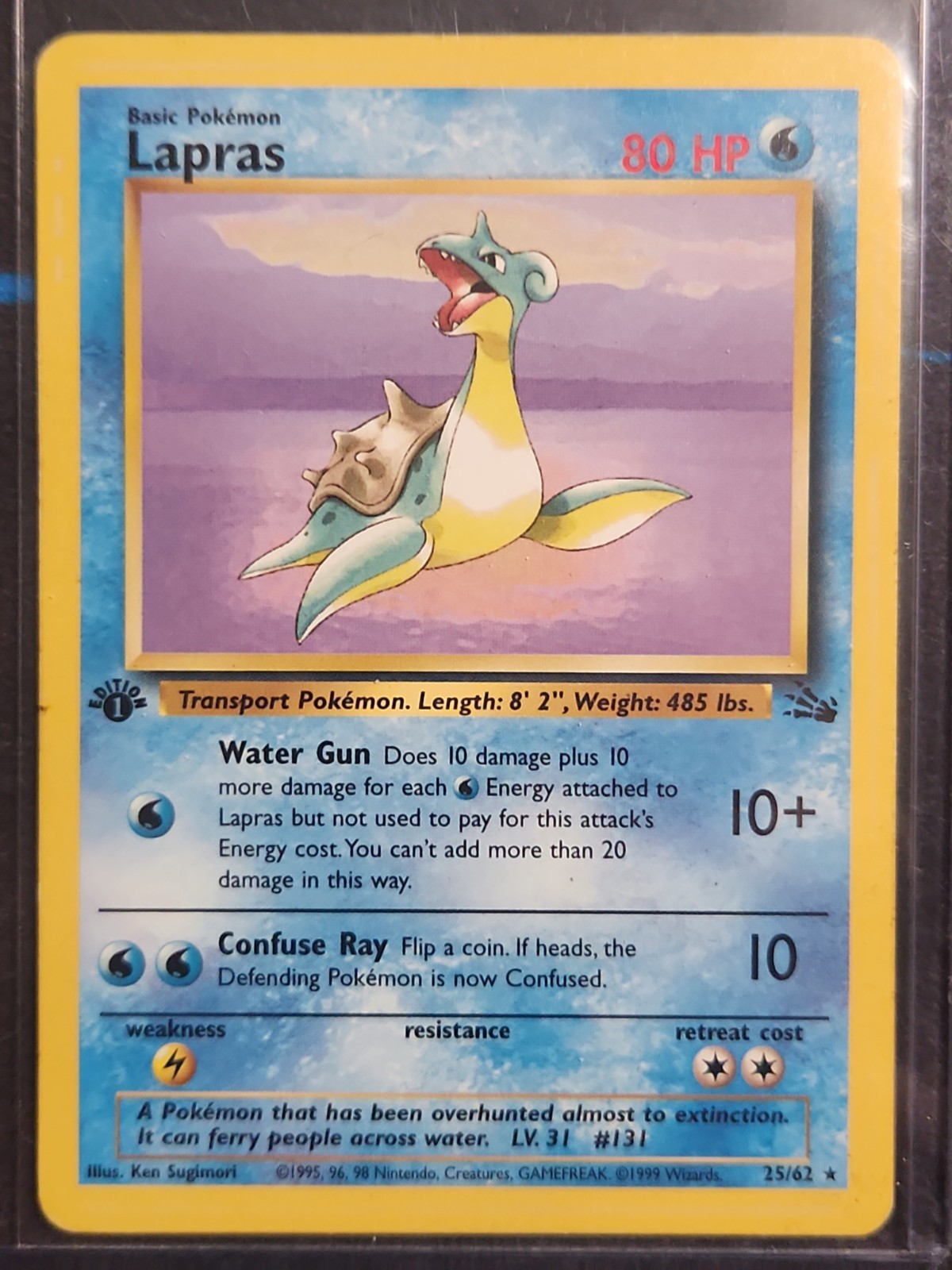 Lapras 25/62 Fossil Regular