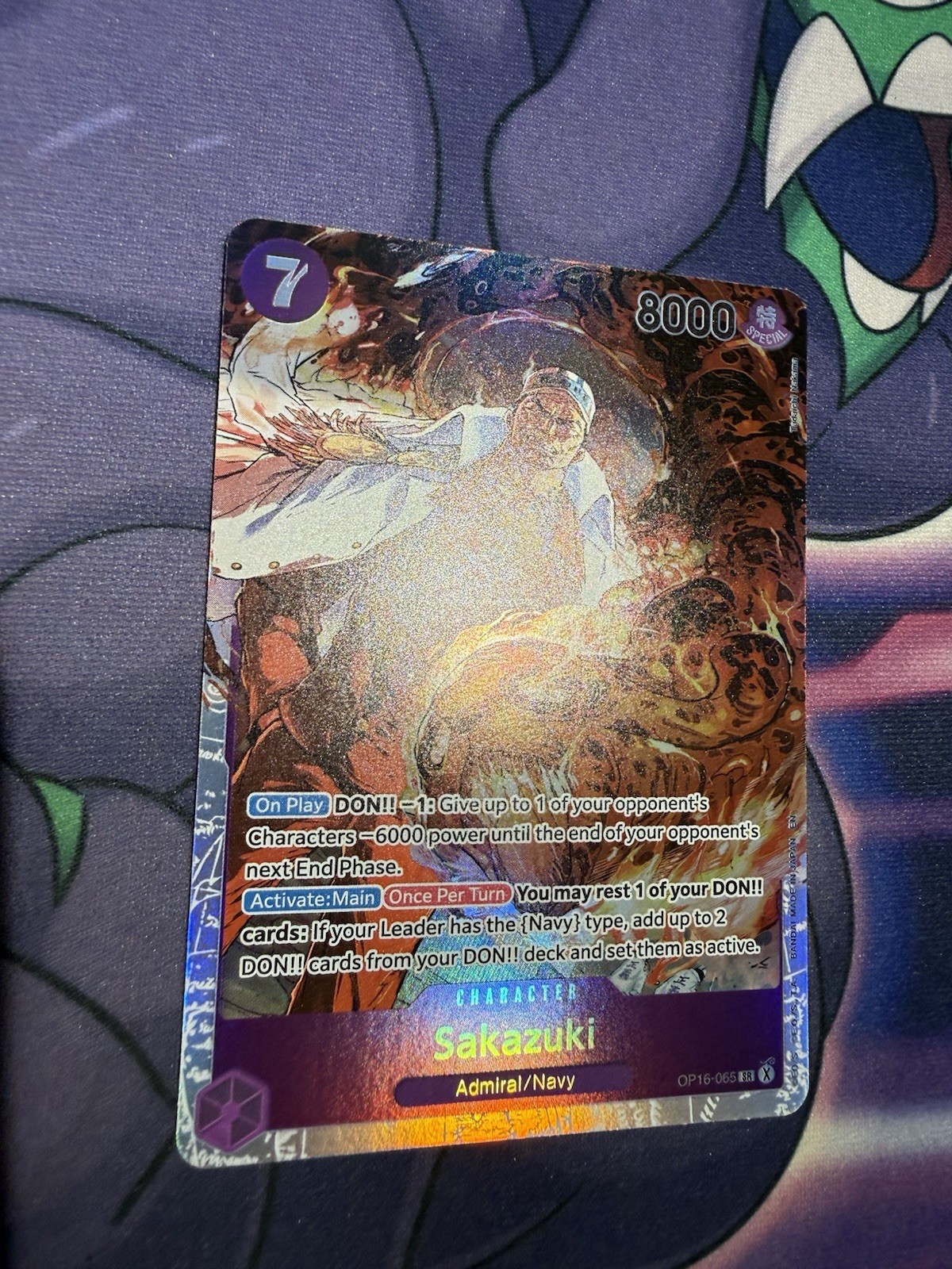 Sakazuki Foil SR The Time of Battle OP16-065 NM