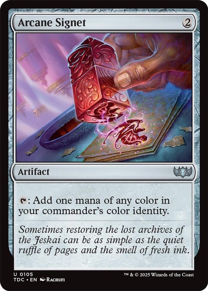 Arcane Signet – 105 – NM – Commander: Tarkir: Dragonstorm
