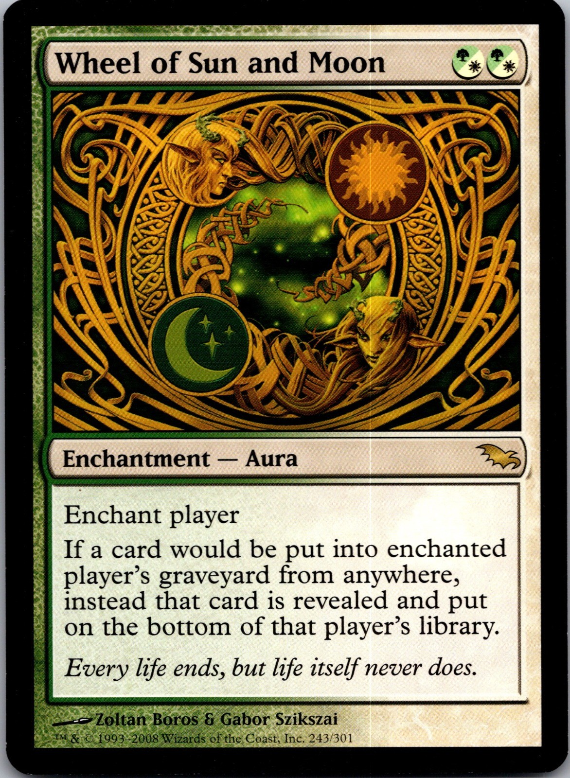 Wheel of Sun and Moon The List Reprints #243/301 LP MTG