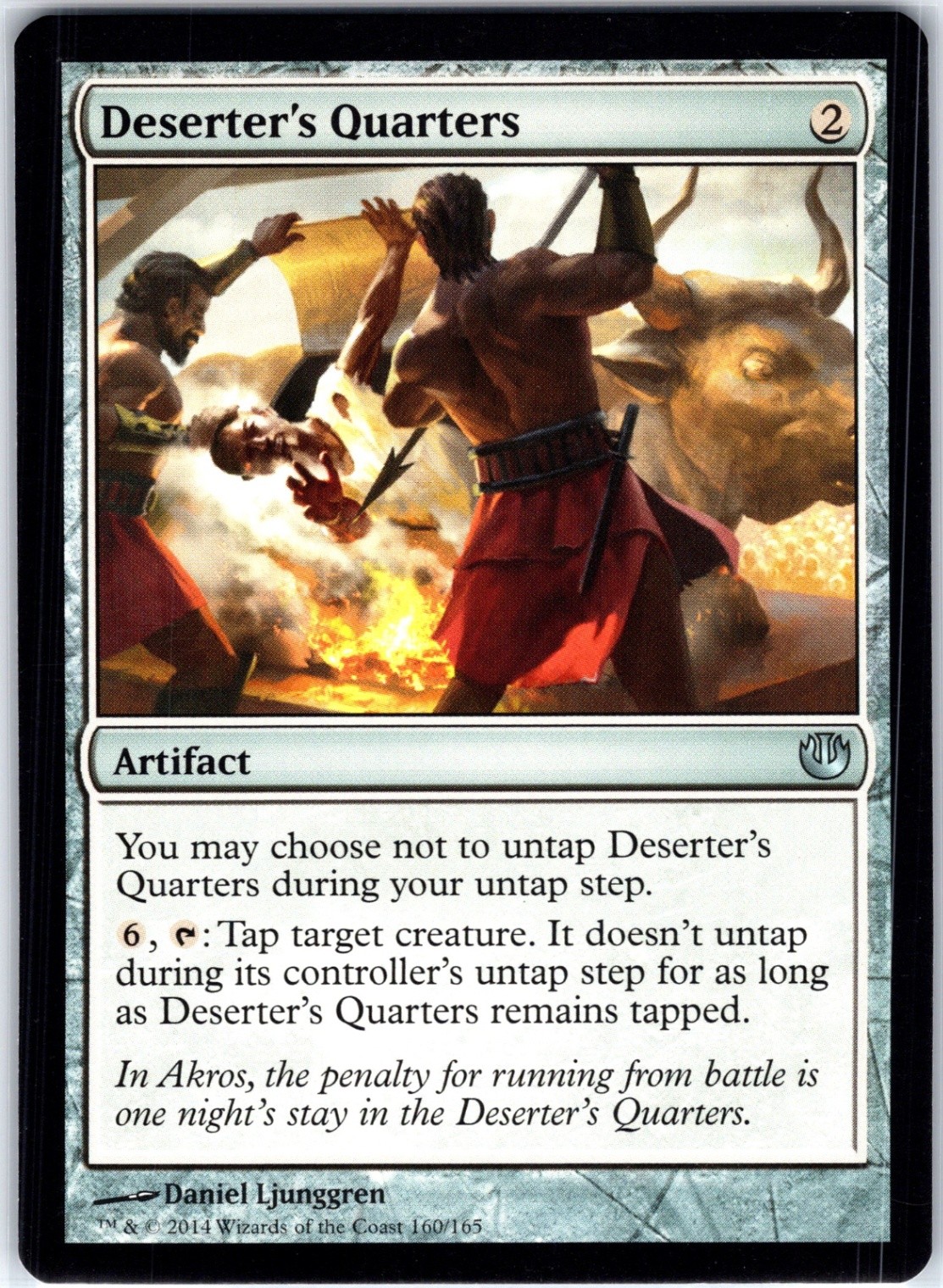 Deserter’s Quarters 160 U Journey Into Nyx Magic the Gathering MTG NM
