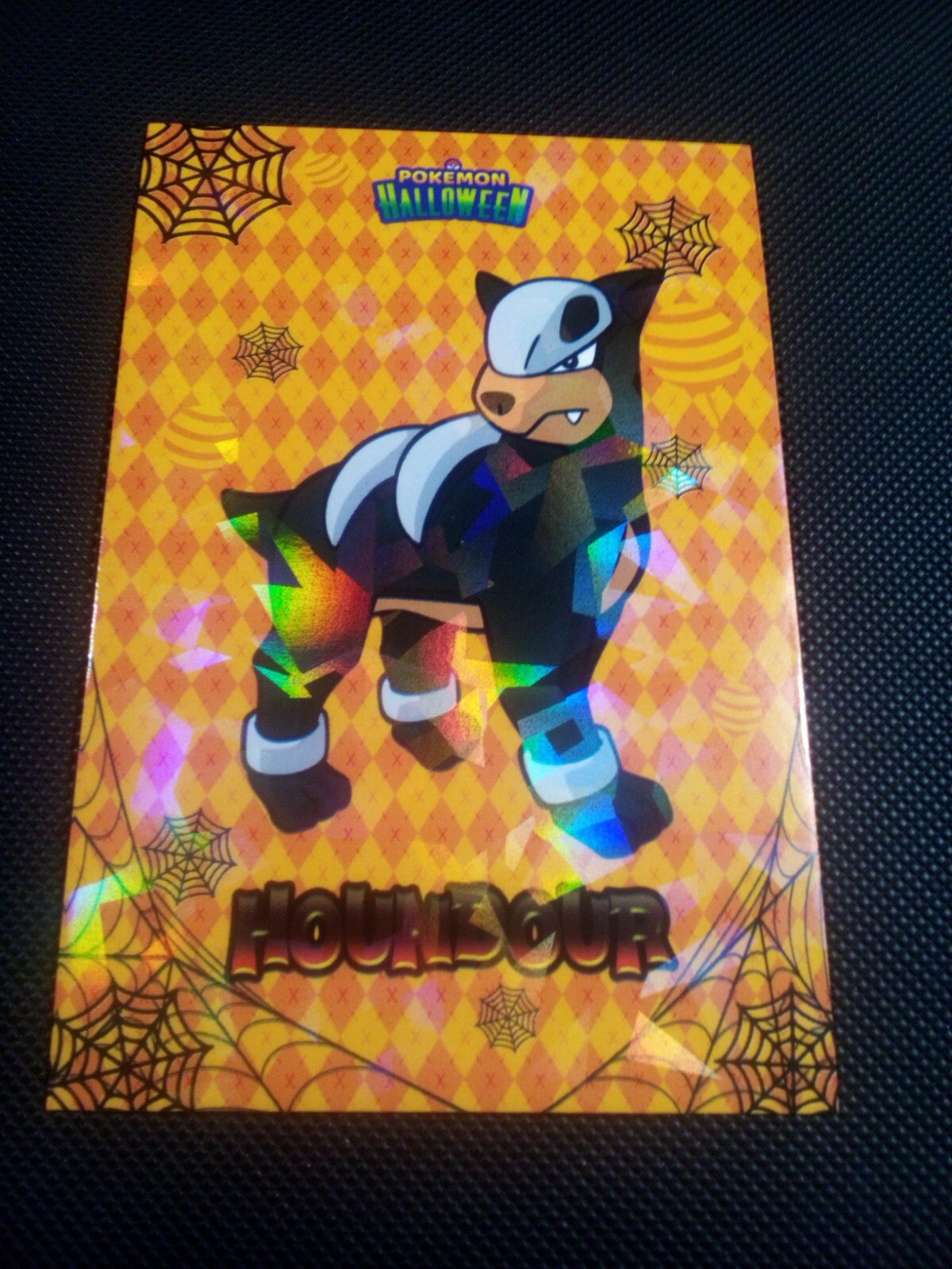 Pokemon 2024 Card Database Halloween Set Houndour Cracked Holo Peru US Seller