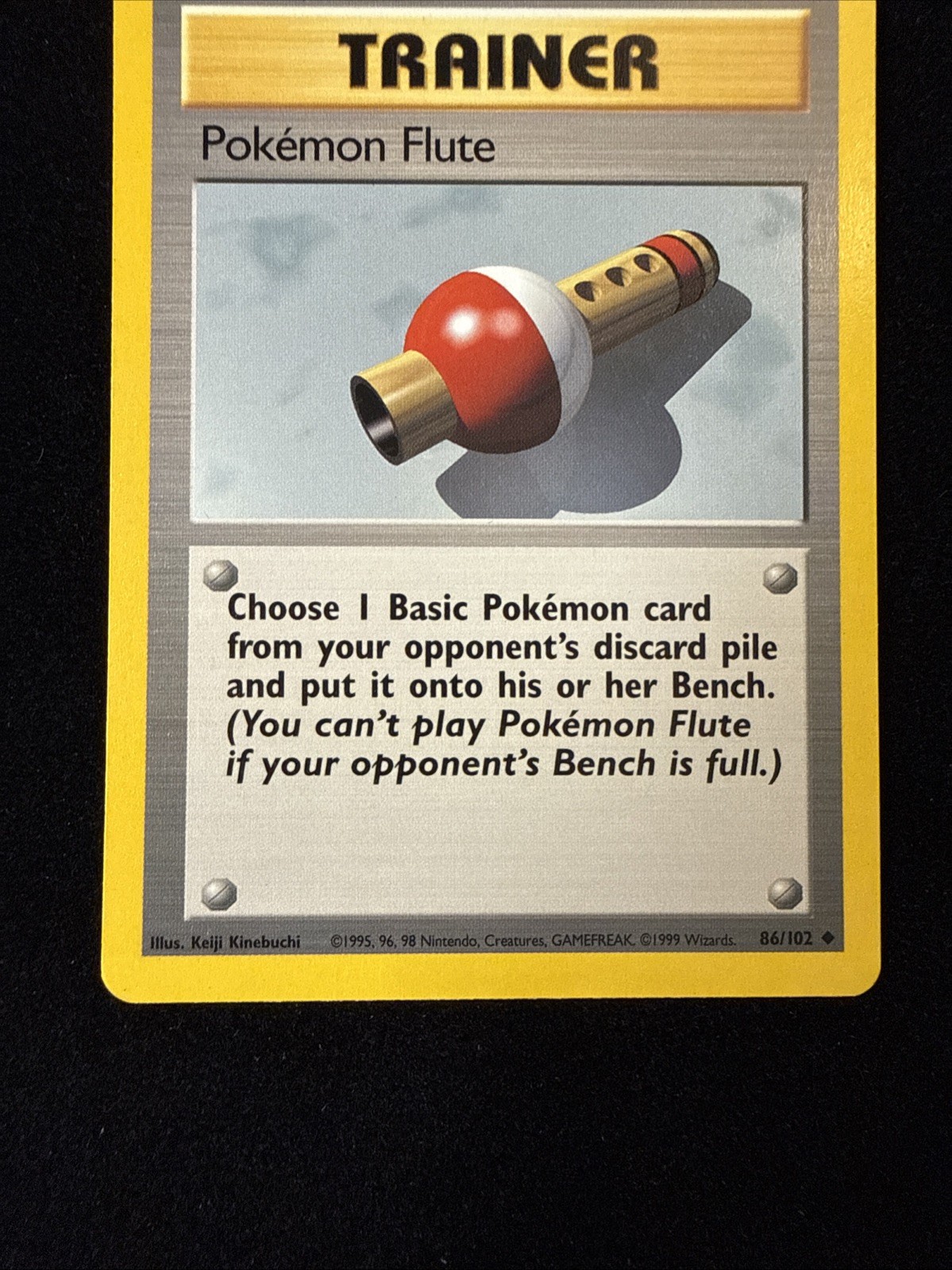 Pokemon Flute – Base Set – 84/102 – Pokemon TCG – LP