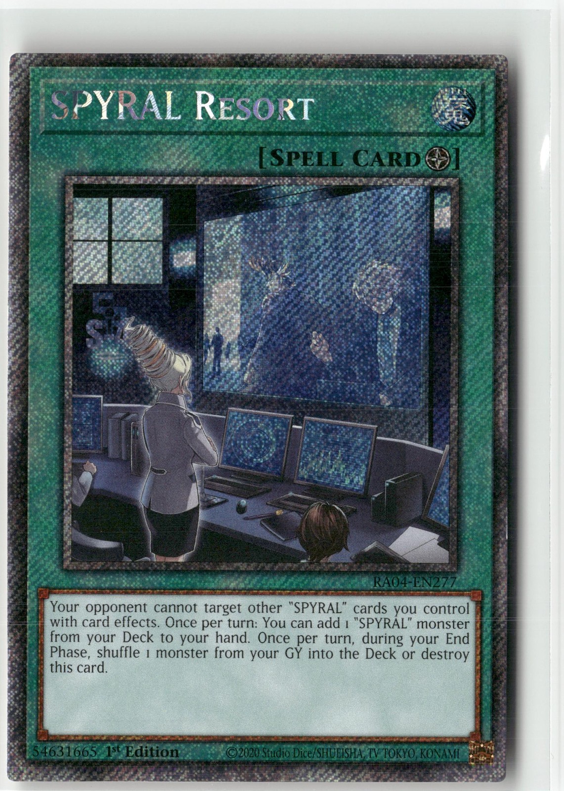 SPYRAL Resort Platinum Secret Rare RA04-EN277 1st Ed LP *Free Shipping on $5+