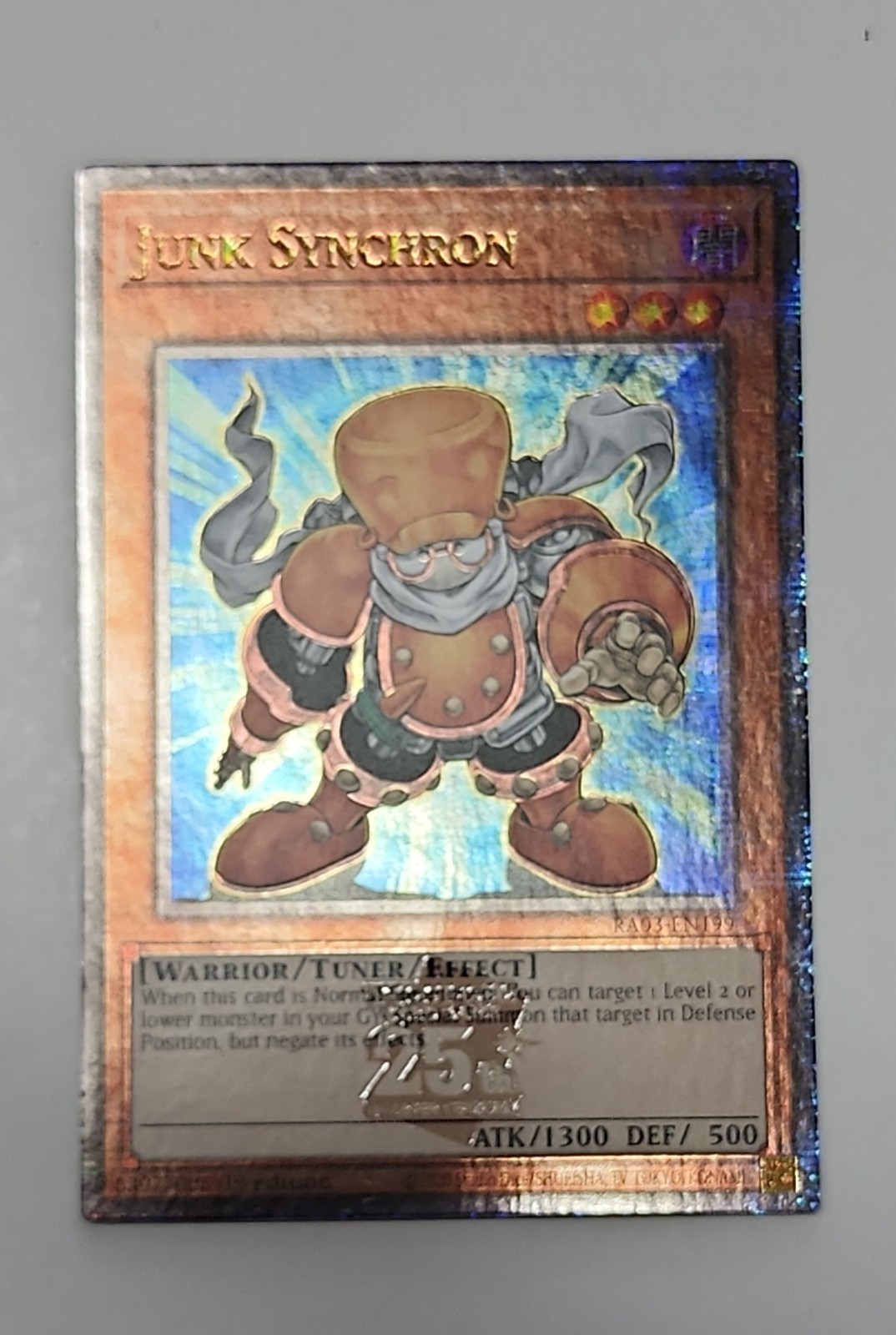 Junk Synchron (Quarter Century Secret Rare) RA03-EN199 Quarter Century…