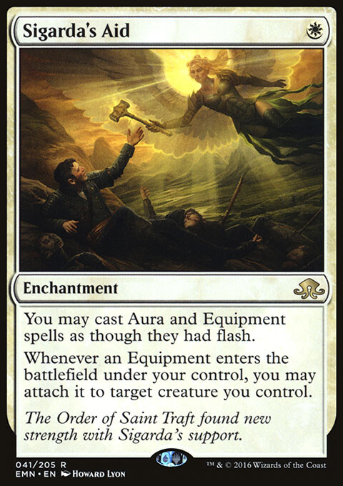 MTG Magic the Gathering Sigarda’s Aid (41/234) Eldritch Moon LP