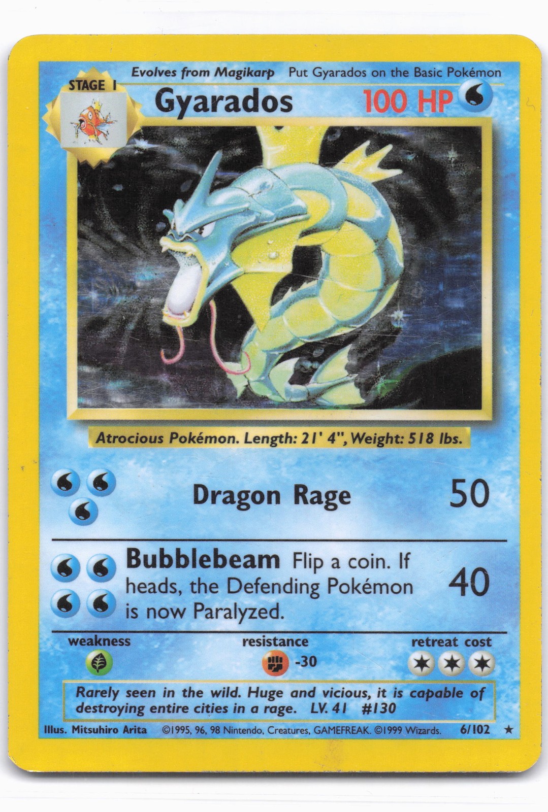 Base Set #006/102 Gyarados