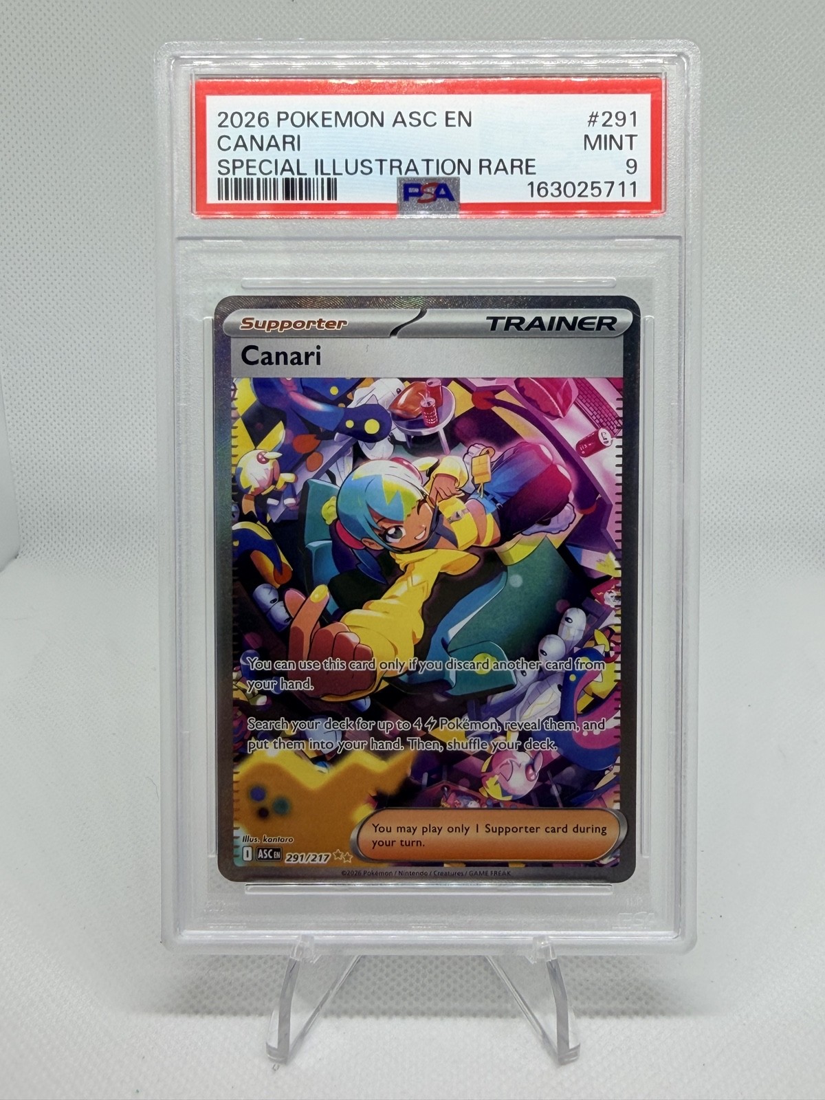 Canari 291/217 Me: Ascended Heroes Holo