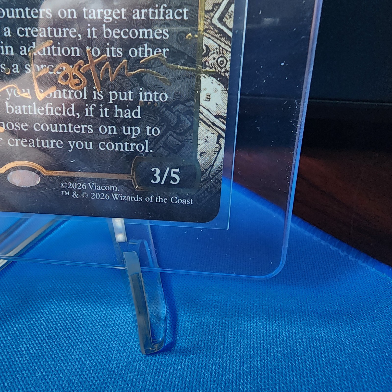 MTG TMNT Donatello, Mutant Mechanic Borderless Gold Stamped Signature Foil M0302