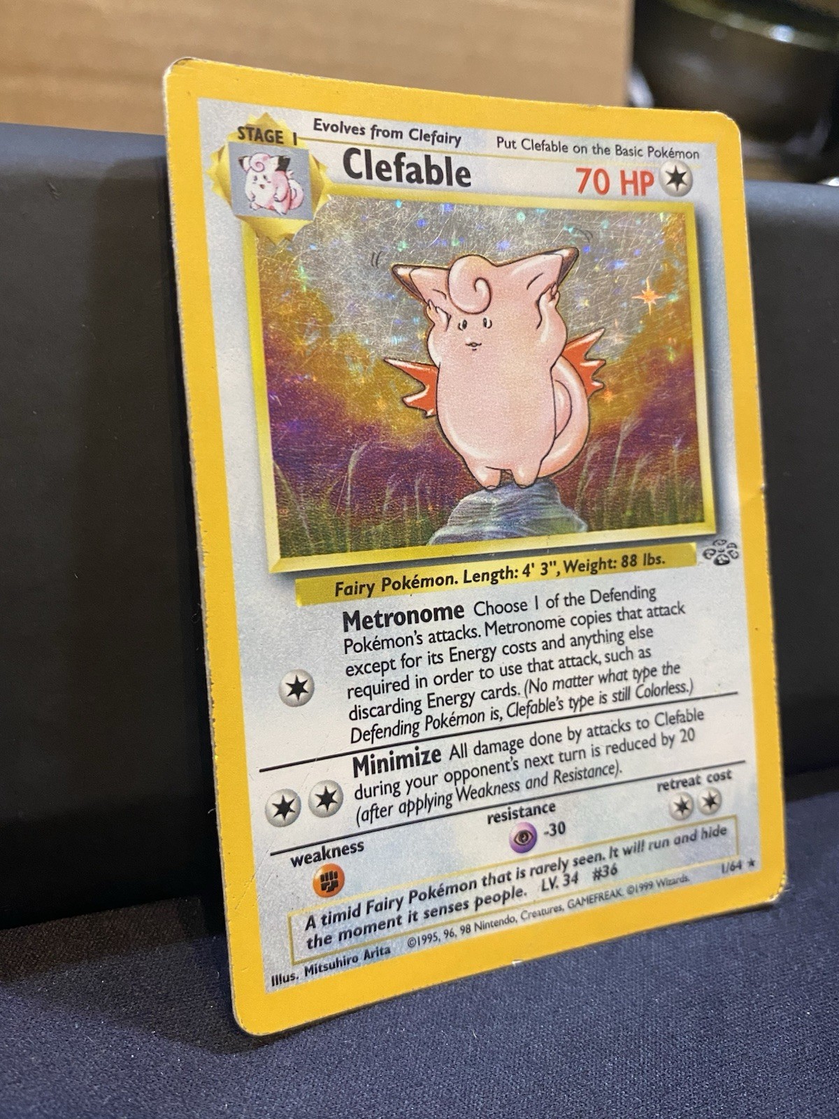 Clefable 01/64 Jungle Holo