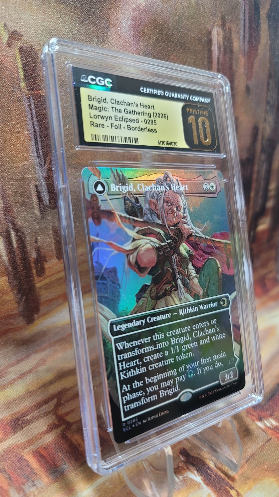 MTG Brigid, Clachan’s Heart/Brigid, Doun’s Mind Foil ECL CGC Pristine10 Pop 1 🔥