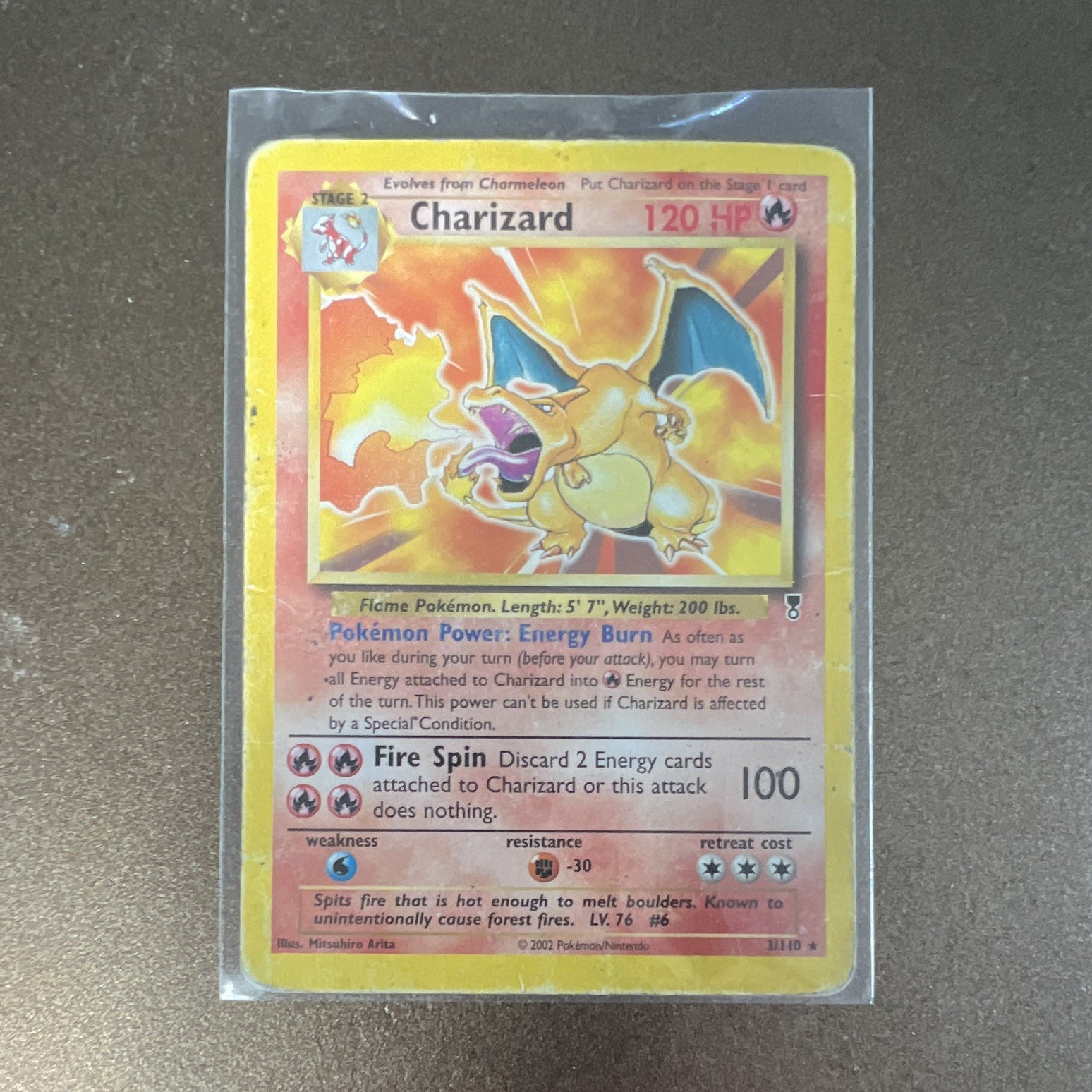 Charizard (WotC Legendary Collection) 3/110 Deck Exclusives Regular 120HP Rare