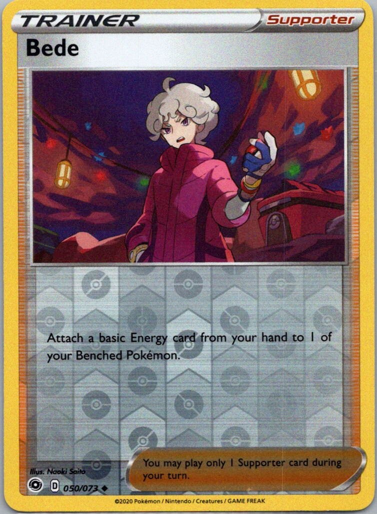 Pokemon TCG Bede 50/73 Champions Path Rev Holo NM