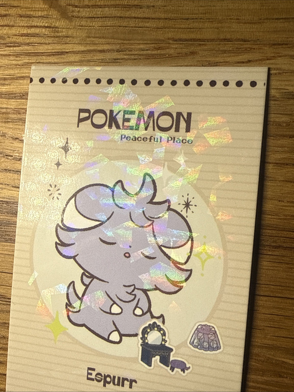 Non-TCG Pikachu Card Database Cracked Ice Holo sleeping Espurr Peru Pokemon Card