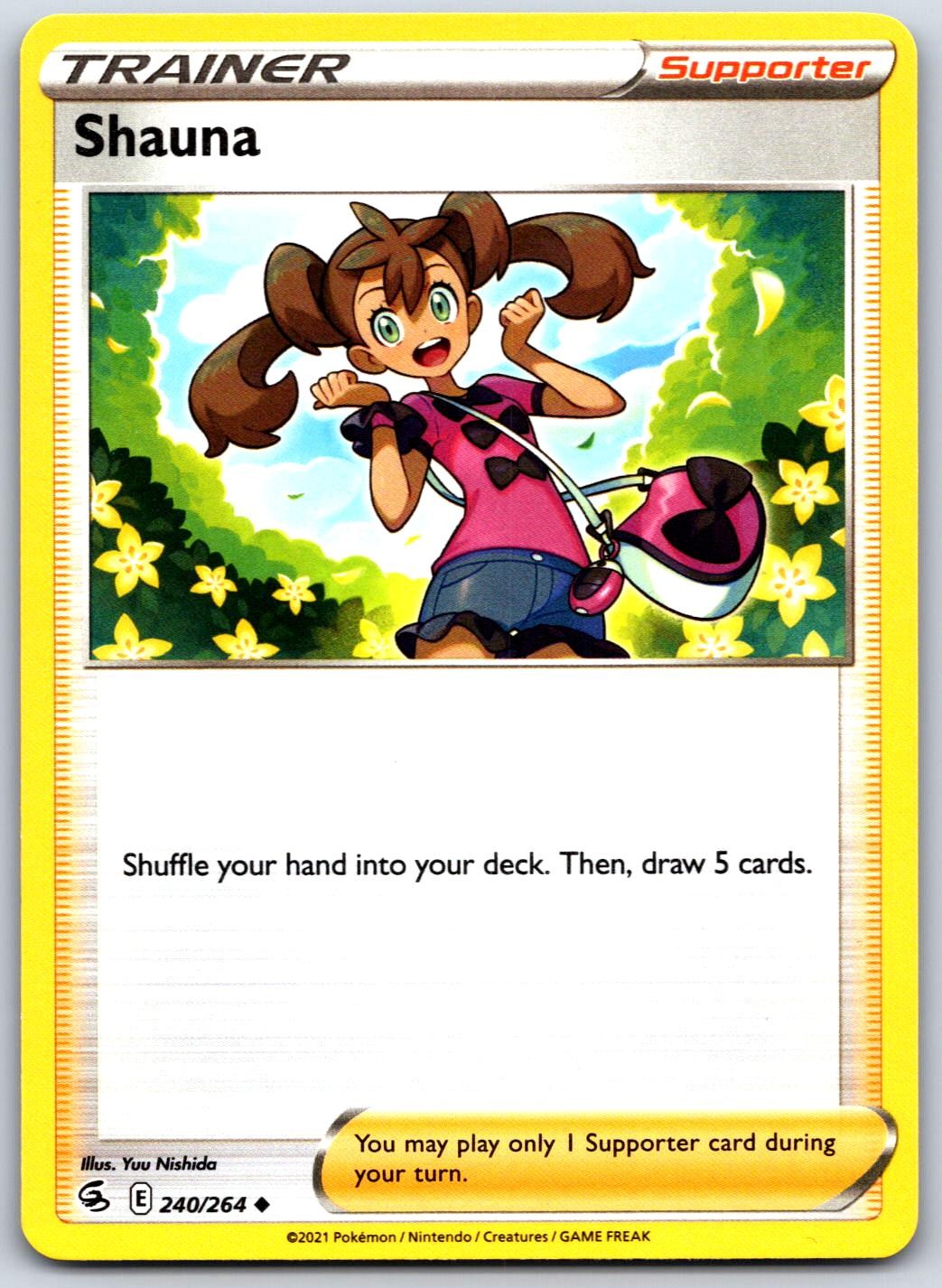 Shauna 240/264 Uncommon Fusion Strike Pokemon Near Mint