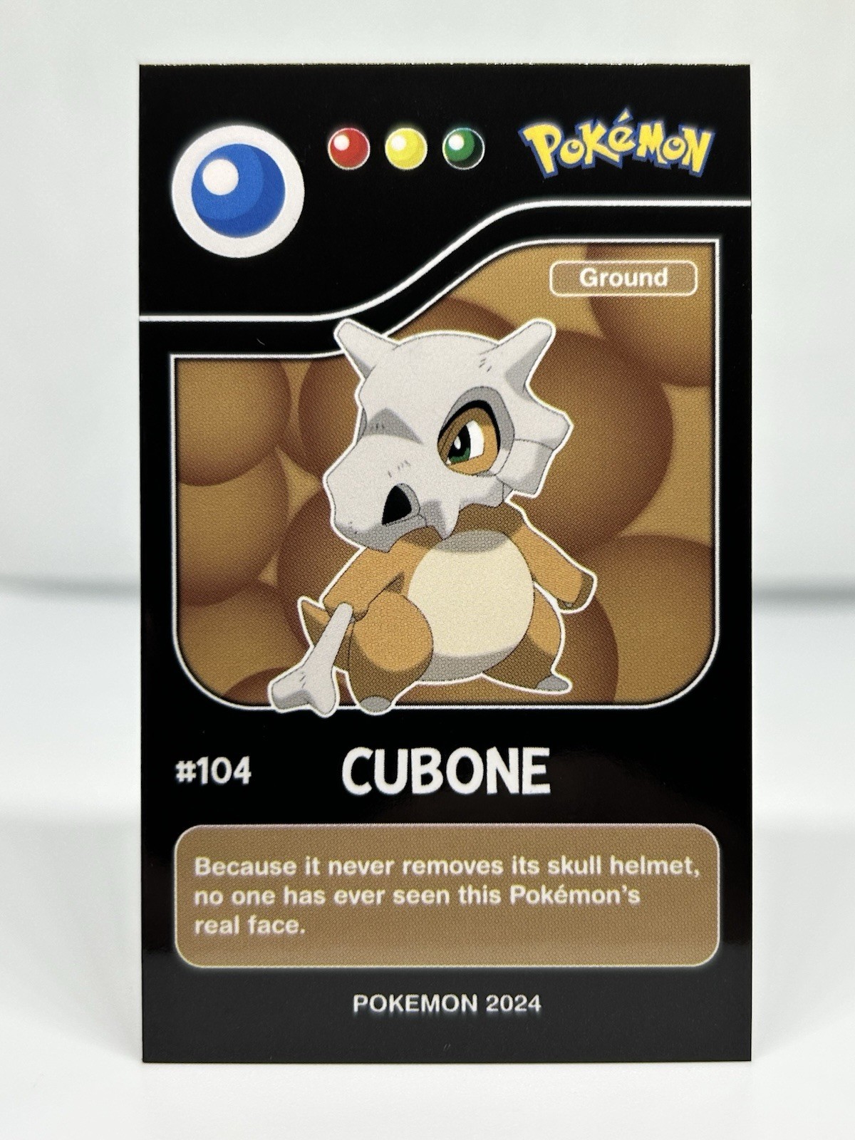 CUBONE – BLACK KANTO RE EDITIONS 2024 – POKEMON
