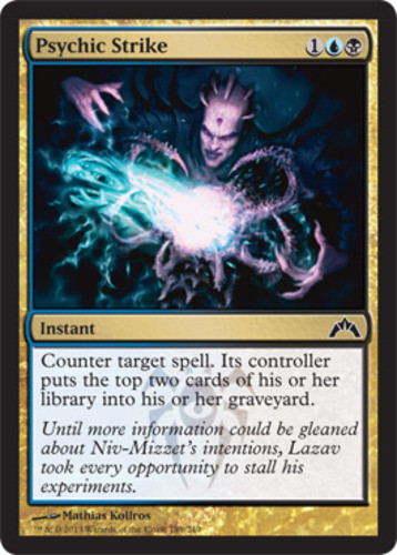 4 Psychic Strike NM Gatecrash Multi-Color C mtg SPARROW MAGIC 4x x4