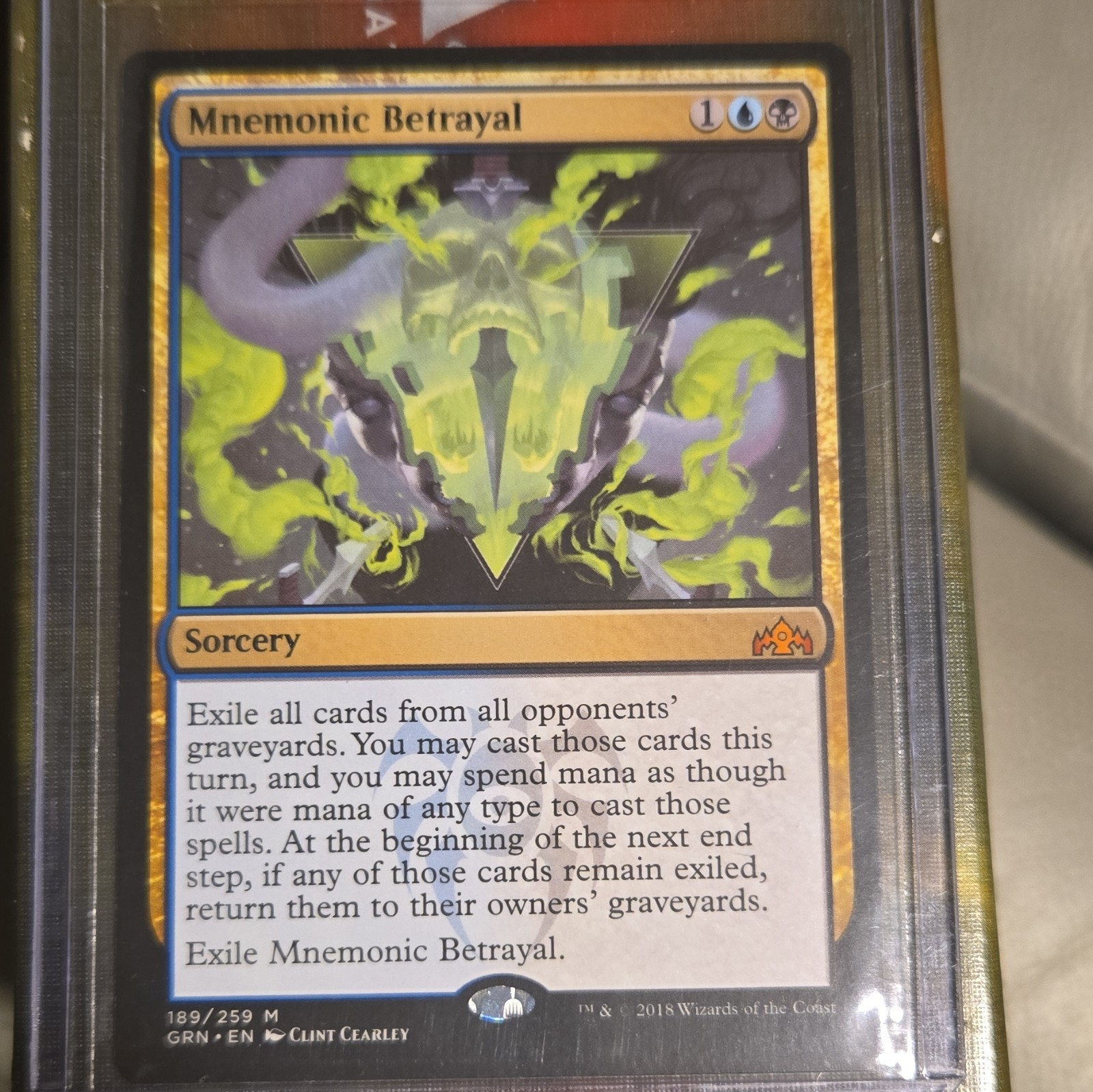 Wizards of the Coast Mnemonic Betrayal 189/259 Mythic Blue/Black Sorcery EN 2018