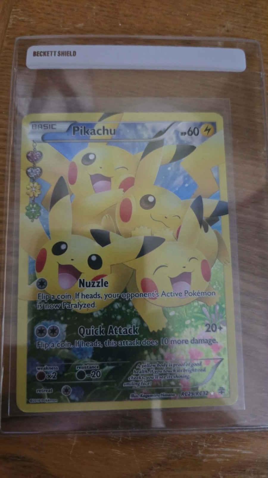 Pokemon TCG Pikachu RC29/RC32 Generations Radiant Collection Full Art Holo 2016