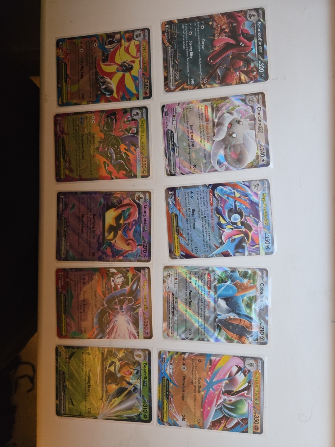 10x Chaos Rising Ex Cards