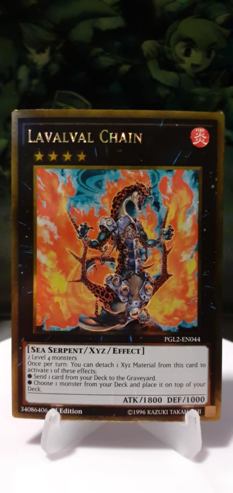 Lavalval Chain GOLD RARE 1st Ed VLP PGL2-EN044