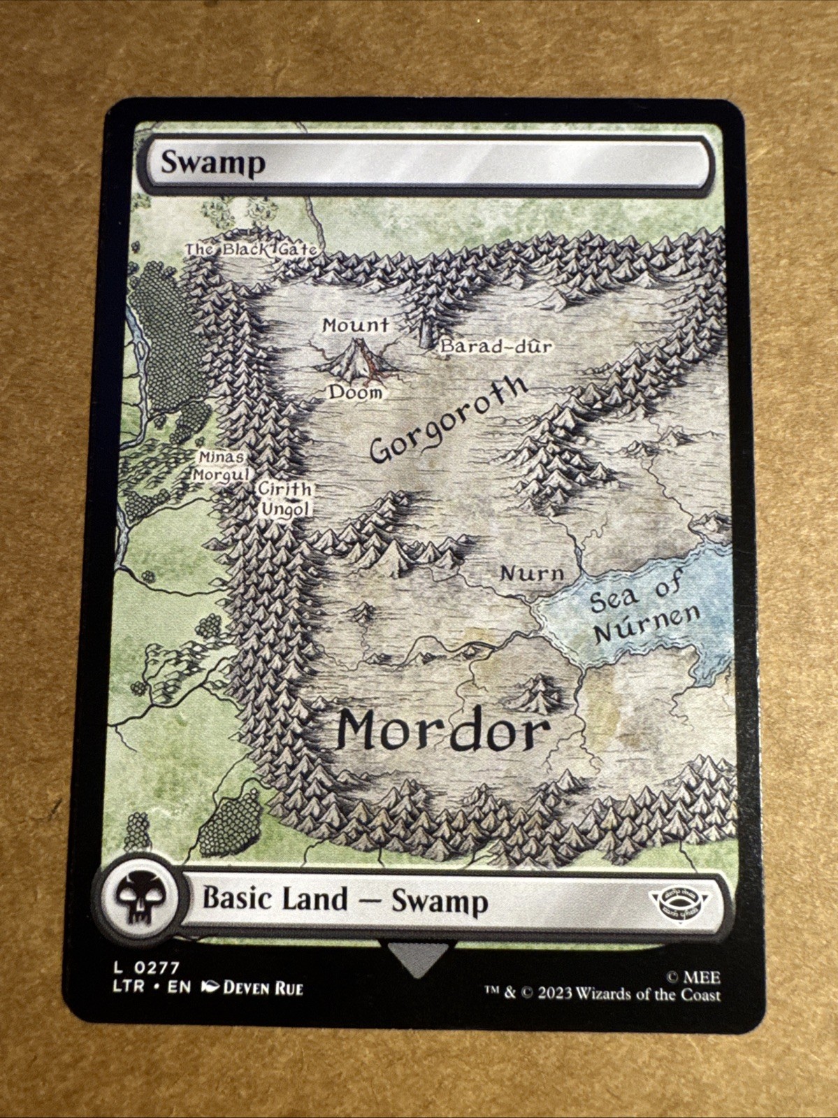 Swamp (0277) Universes Beyond: Lord of the Rings: Tales of Middle-Earth Regular