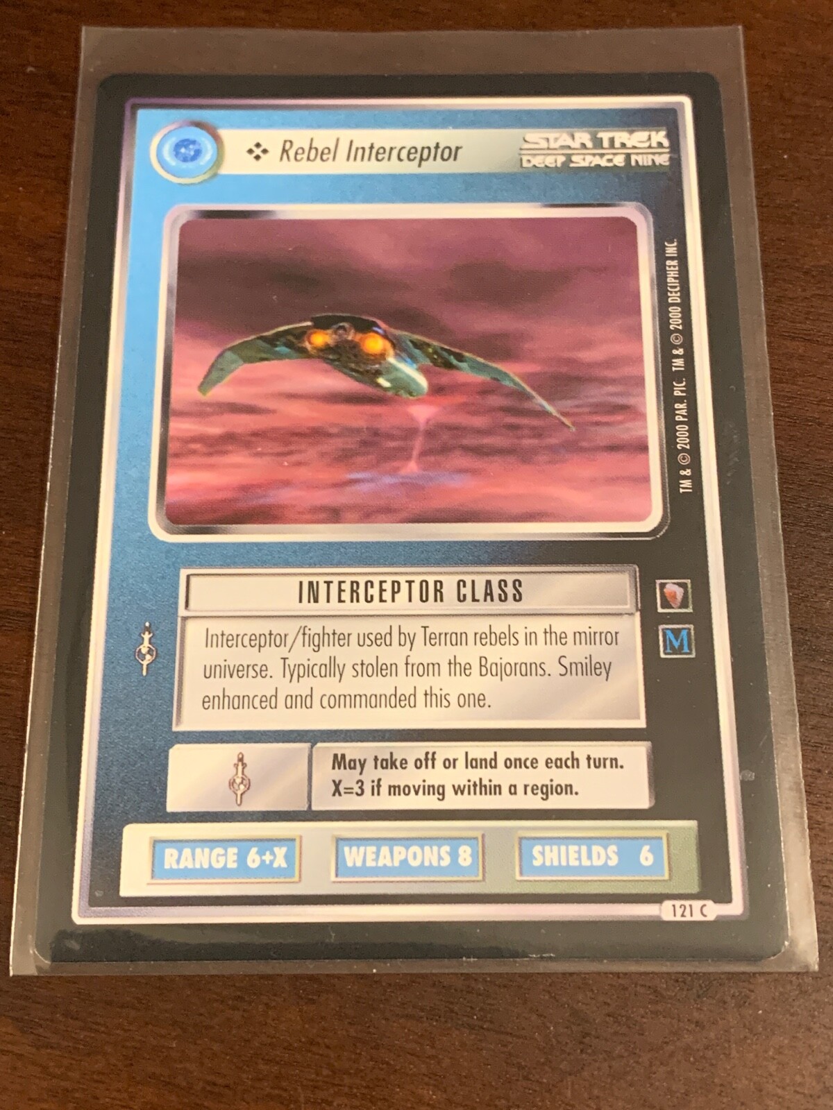 Star Trek CCG Mirror Mirror Rebel Interceptor
