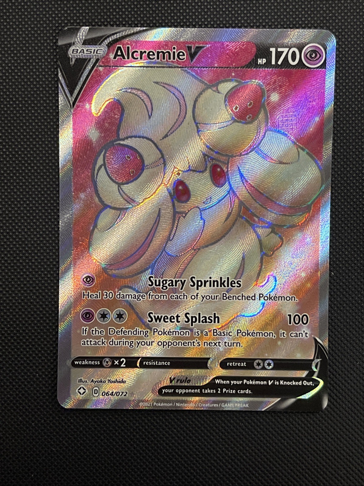 Alcremie V (Full Art) 064/072 Shining Fates