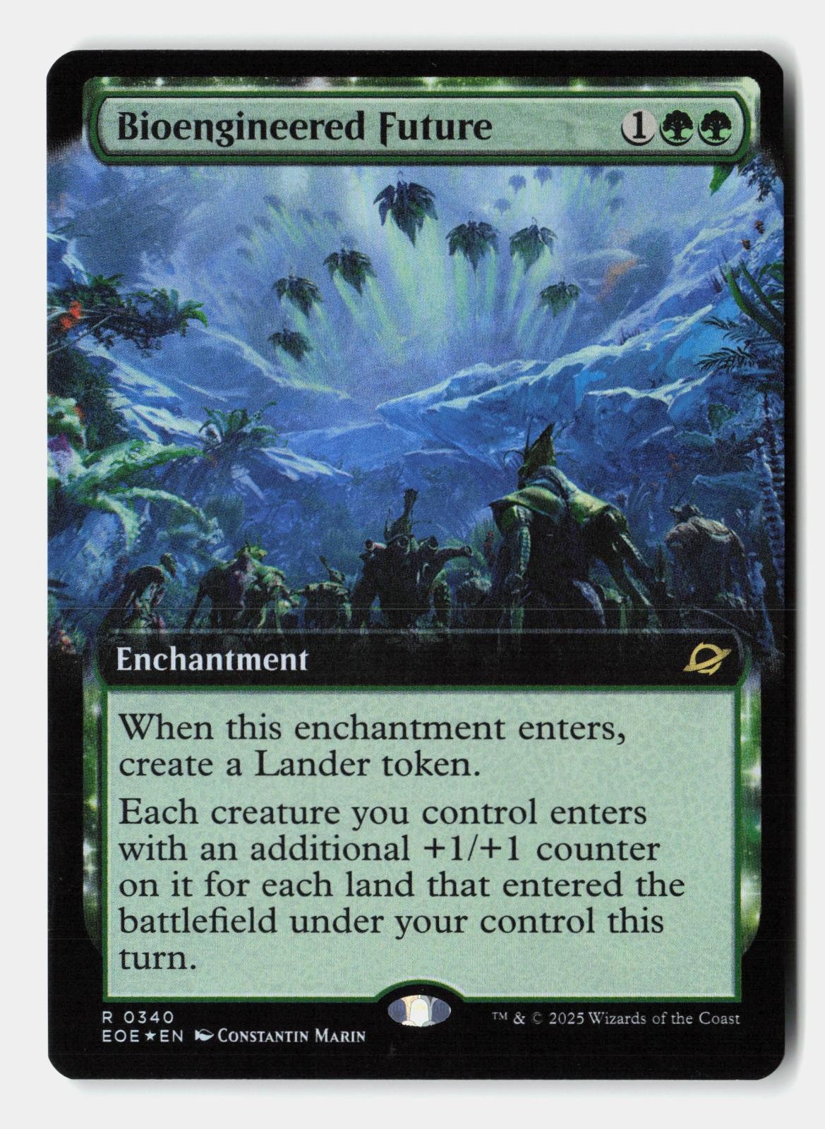 Bioengineered Future (Extended Art) 340 Edge of Eternities MTG Foil NM