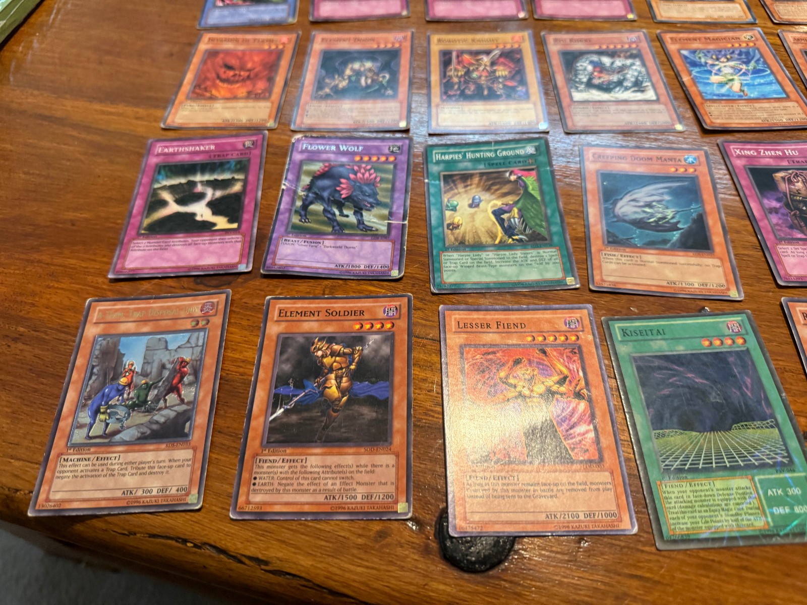 30x First Edition Yu Gi Oh cards