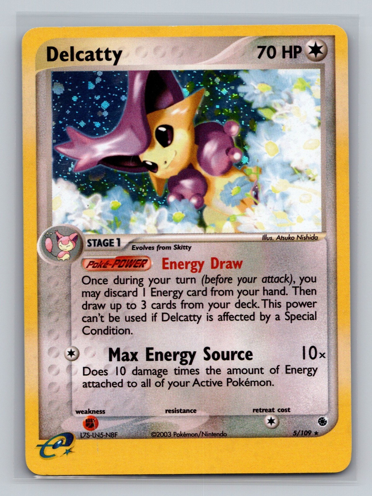 Delcatty 5/109 Ruby and Sapphire Holo