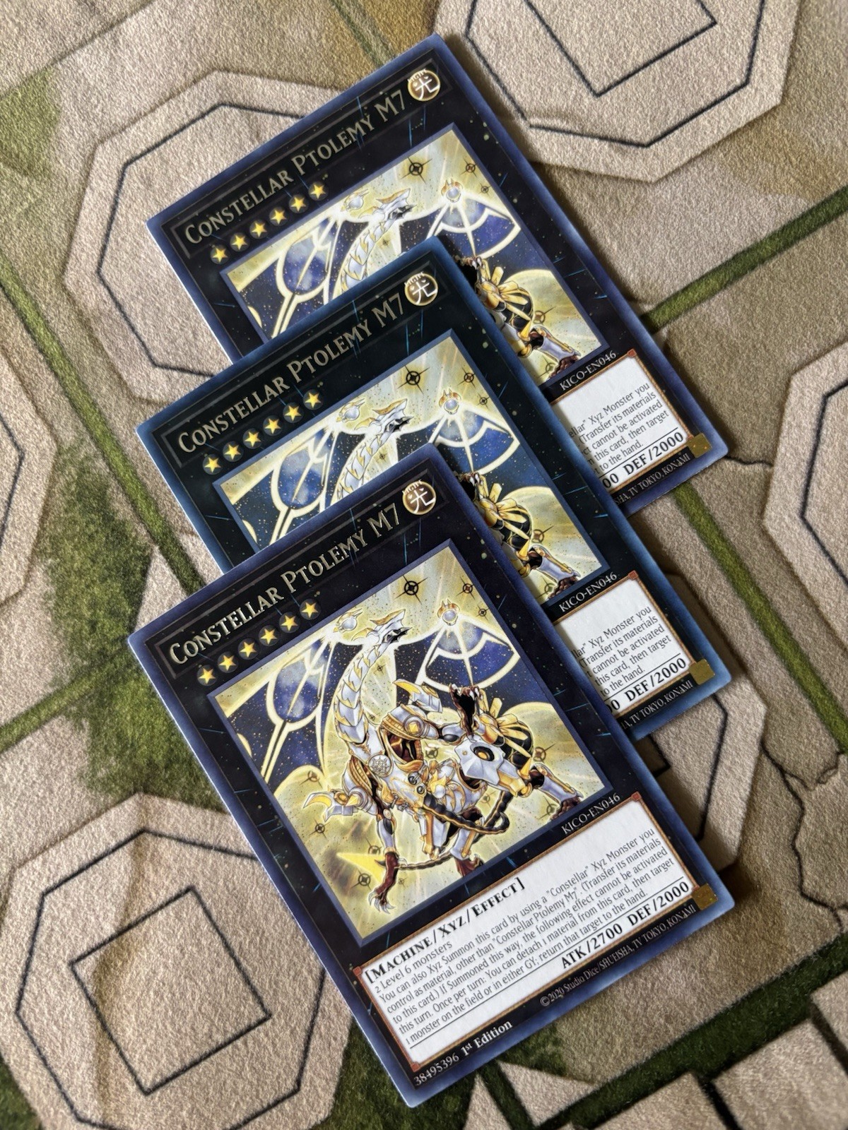 YuGiOh CONSTELLAR PTOLEMY M7 Rare Play Set KICO-EN046