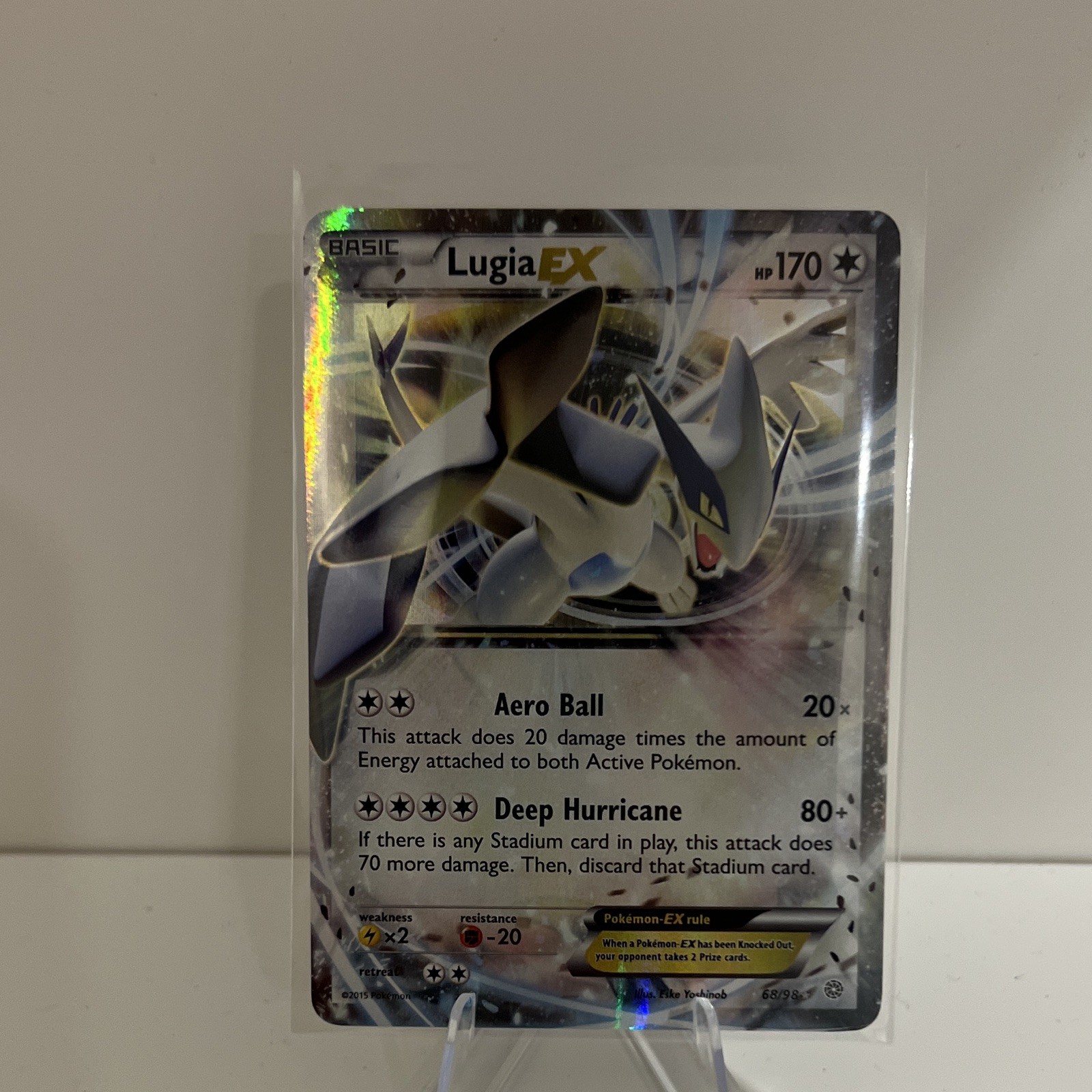 Pokemon Company Lugia EX 68/98 XY Ancient Origins Ultra Rare Holo 170HP EN 2015