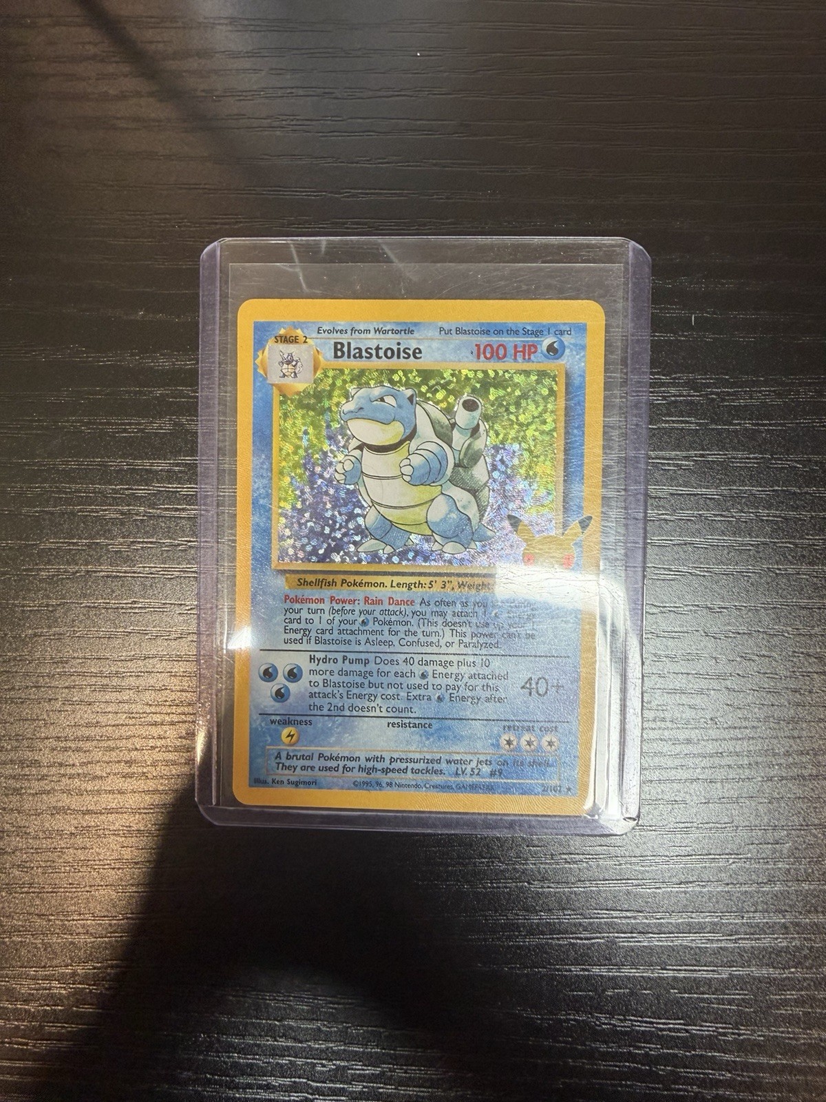 Pokémon TCG Blastoise Holo Holo Rare Card Classic Collection 2/102 Celebrations