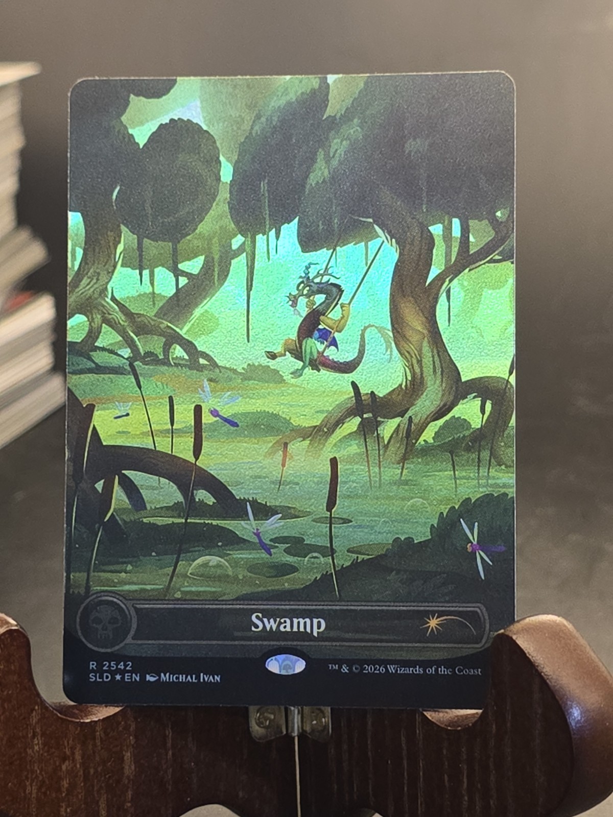 Swamp (2542) Secret Lair Drop MTG Foil Near Mint