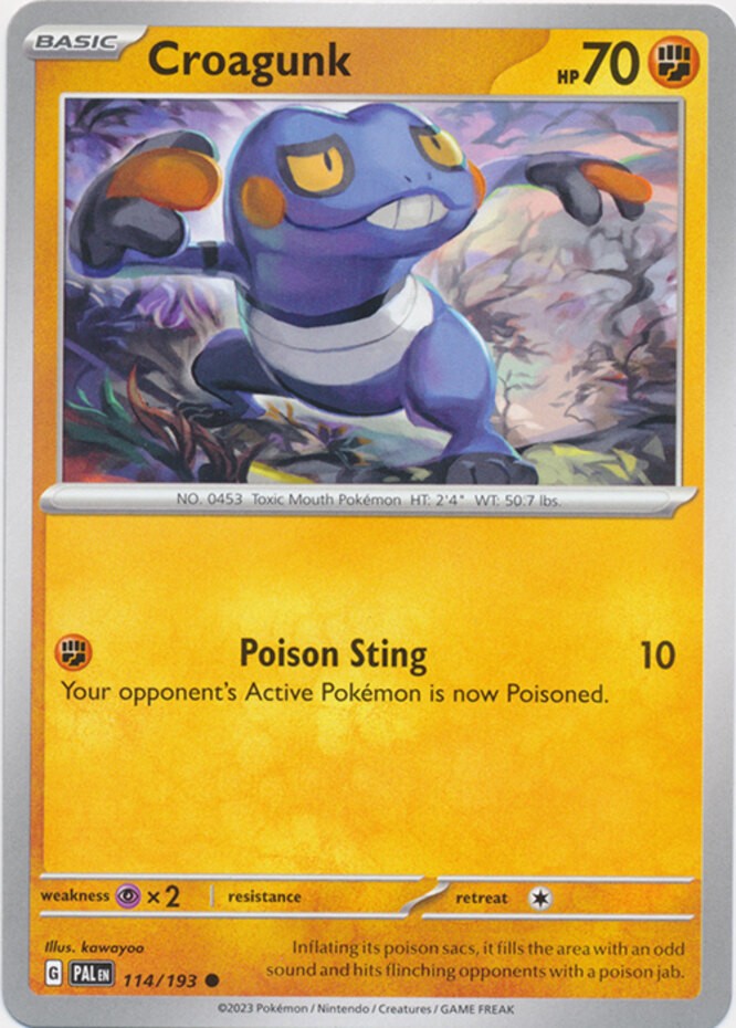 Croagunk – 114/193 – Common – Near Mint