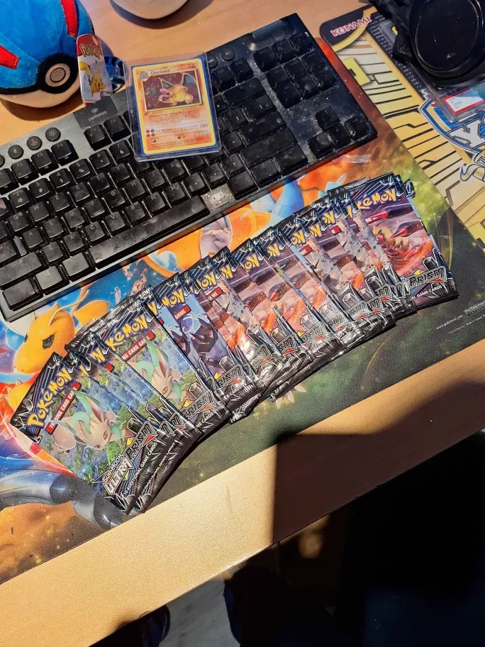 EMPTY Pokémon Ultra Prism Booster Wrappers | Sun & Moon | Authentic