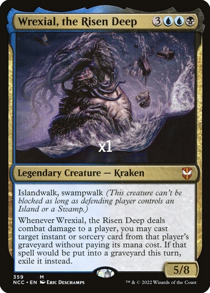 MTG Commander: Streets of New Capenna NCC Wrexial, the Risen Deep MINT