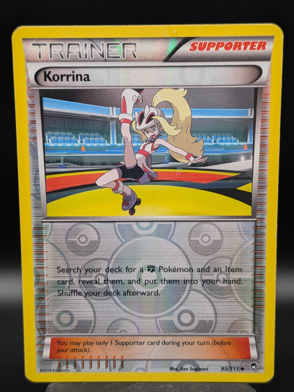 Korrina 95/111 Reverse Holo XY – Furious Fists Uncommon Pokemon English LP